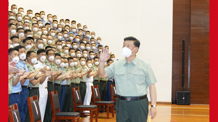 习近平视察中国人民解放军驻香港部队