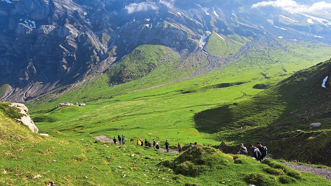 准备一场赴瑞士的登山夏令营