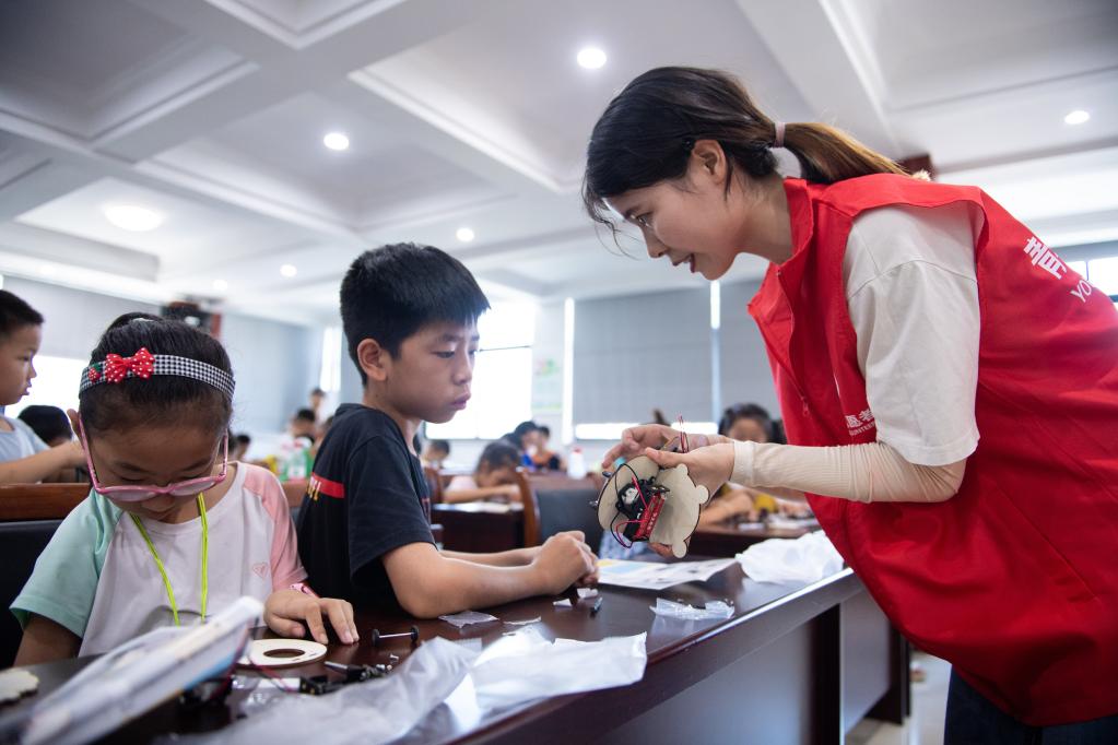 湖南常德：公益课堂丰富学生暑期生活