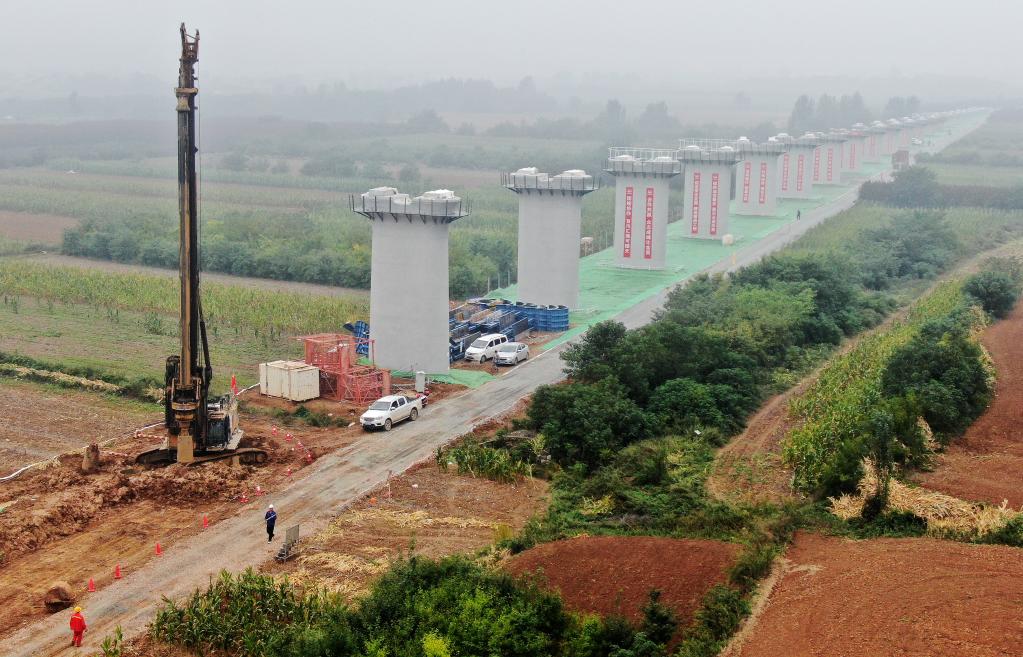 百家乐平台全媒＋丨西十高铁跑出项目建设“加速度”