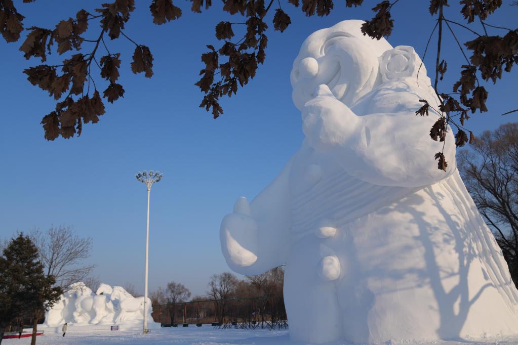 雪博会里过假期