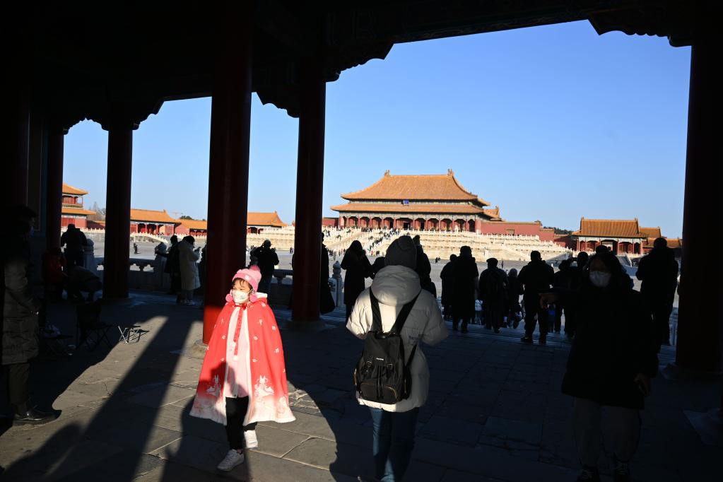 新年首日 3万人预约参观故宫