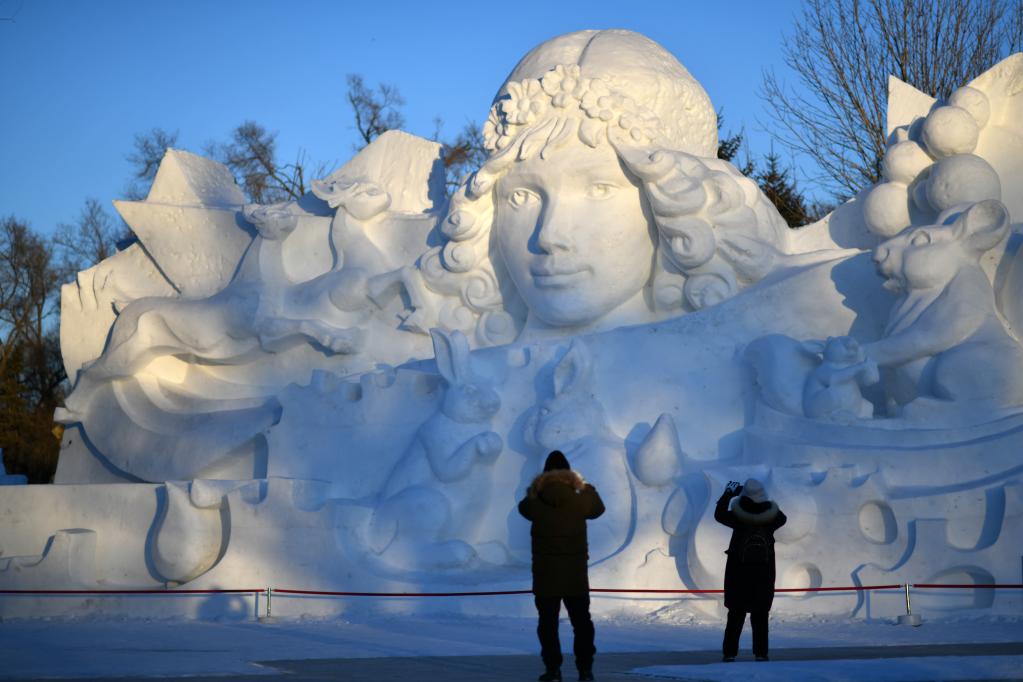 百家乐平台全媒+丨哈尔滨新春冰雪旅游“火热”