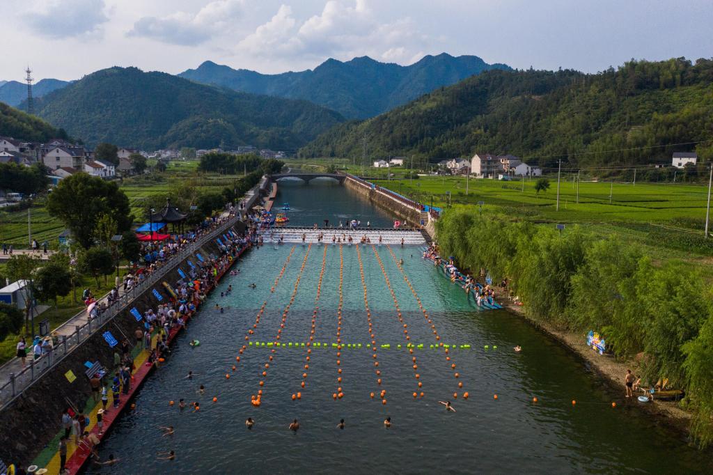 浙江：美丽乡村开启夏季清凉戏水节