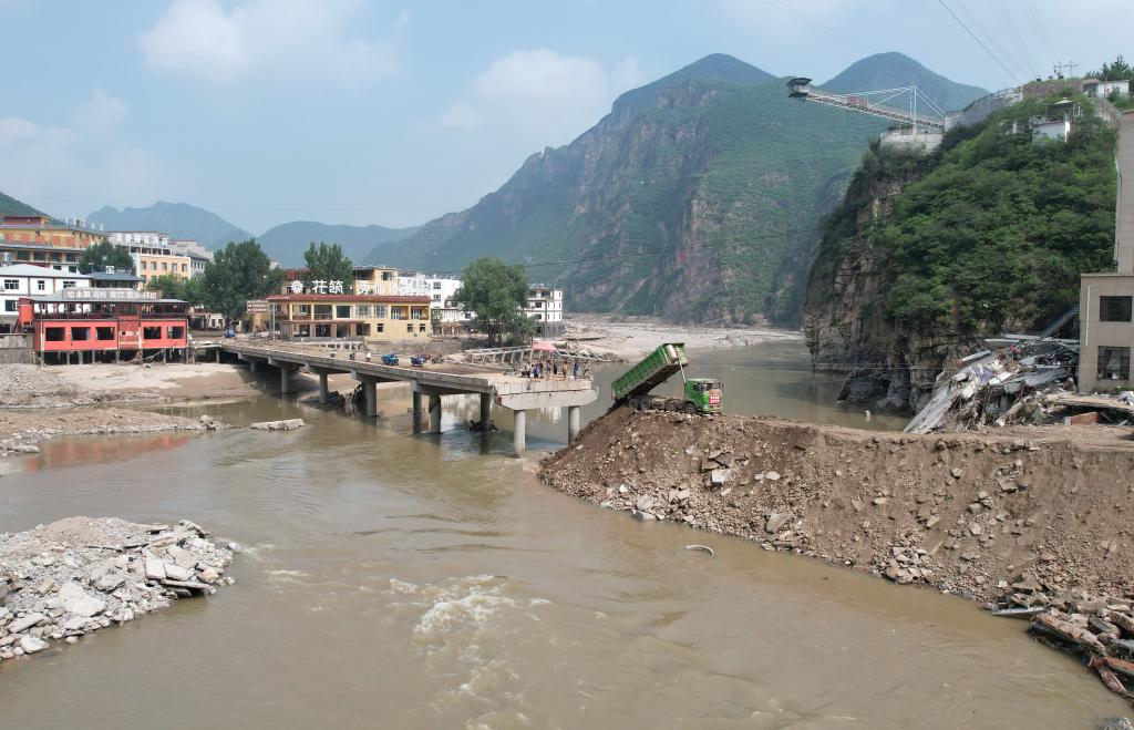 百家乐平台全媒+丨河北涞水：部分因灾阻断道路达到基本通行条件