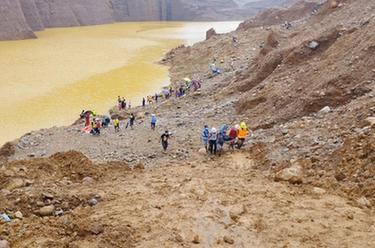 缅甸北部玉石矿区坍塌已致19人死亡