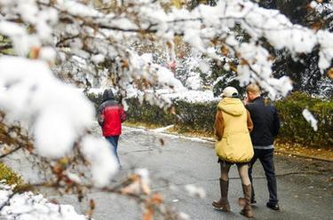 吉林长春迎初雪