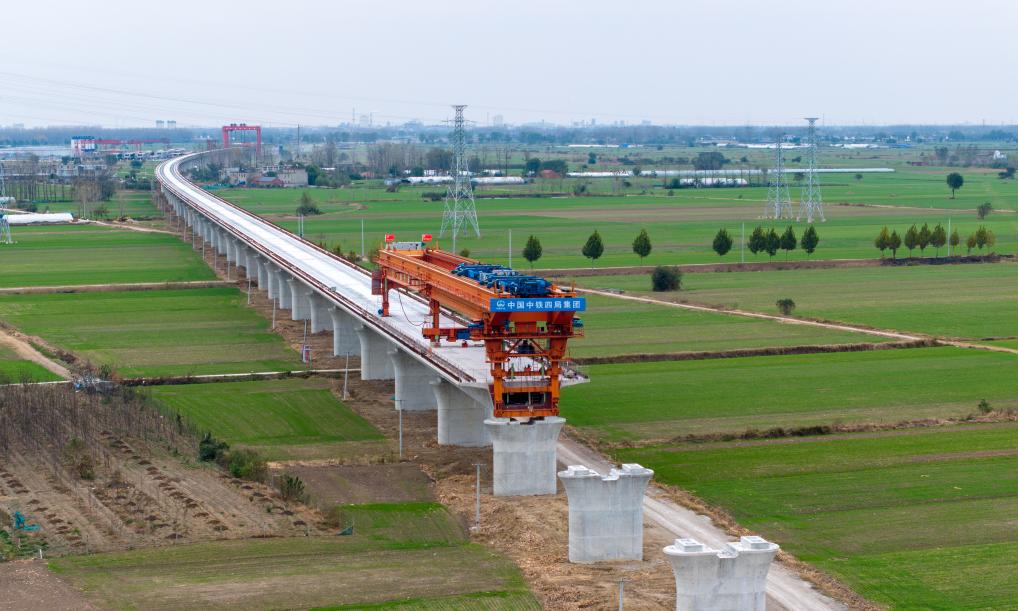 淮宿蚌城际铁路建设忙