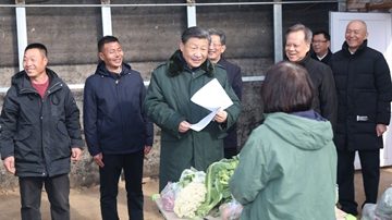 习近平春节前夕在天津看望慰问基层干部群众