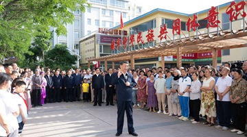 学习进行时丨总书记宁夏考察这一幕，让人想到这个经典比喻