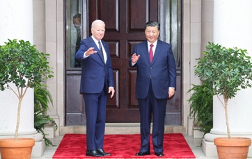 习近平同美国总统拜登举行中美元首会晤